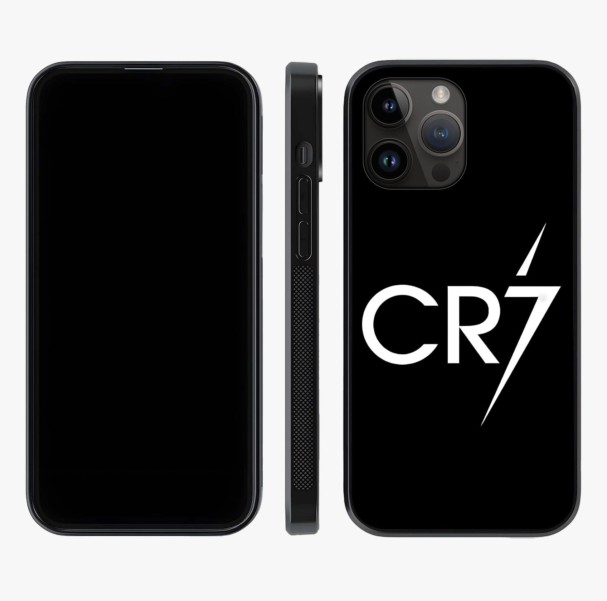 Cr7 Elite Strike Glass Case displayed upright for full design visibility and premium finish.