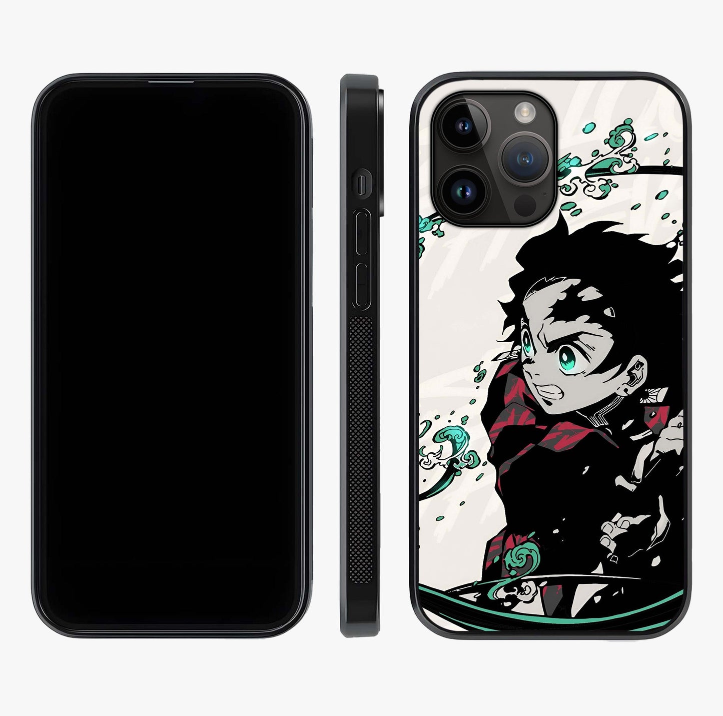 Demon Slayer Glass Case displayed upright for full design visibility and premium finish.