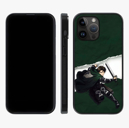 Emerald War Vanguard Glass Case displayed upright for full design visibility and premium finish.