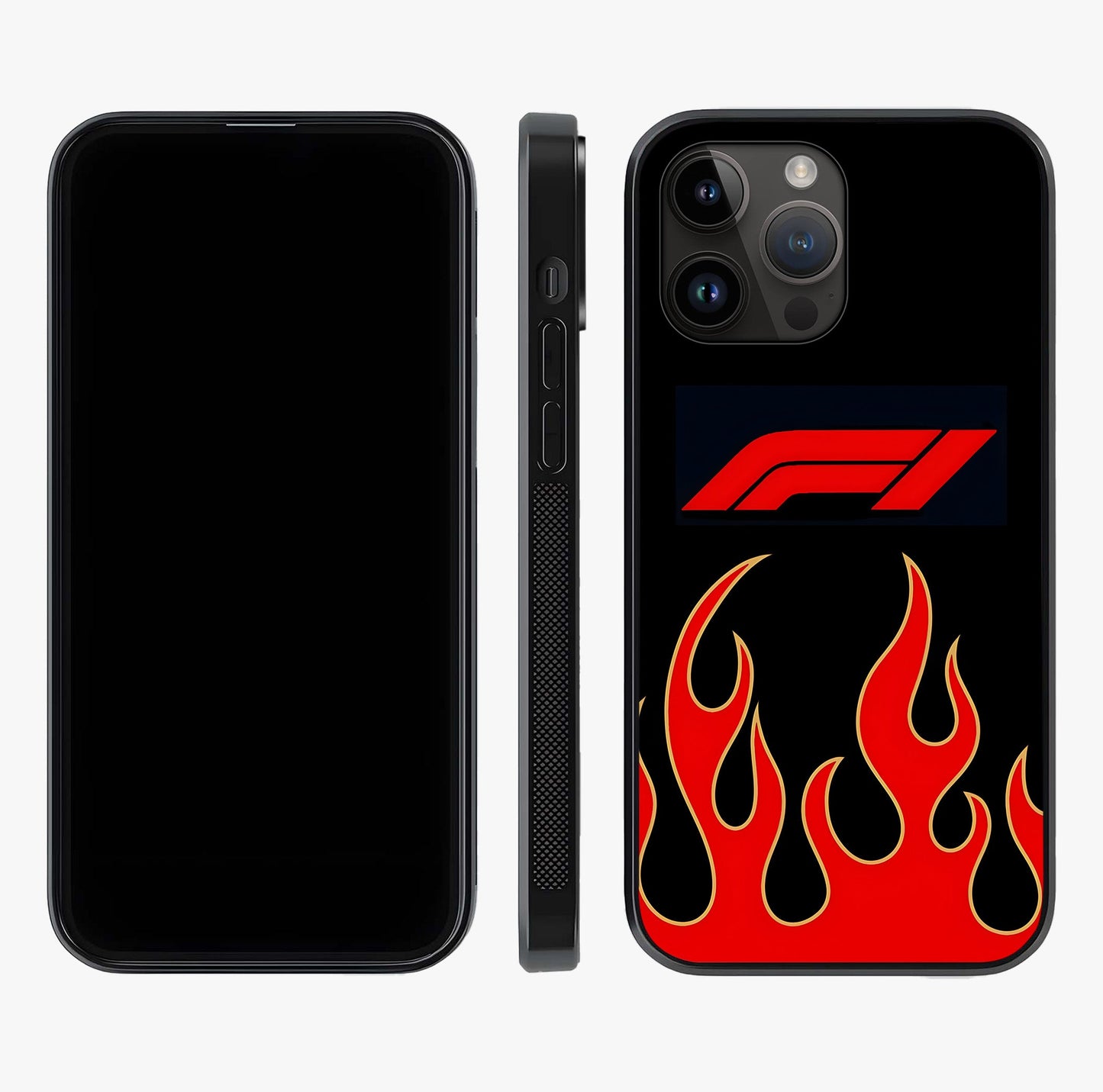 Fire F11 Glass Case displayed upright for full design visibility and premium finish.