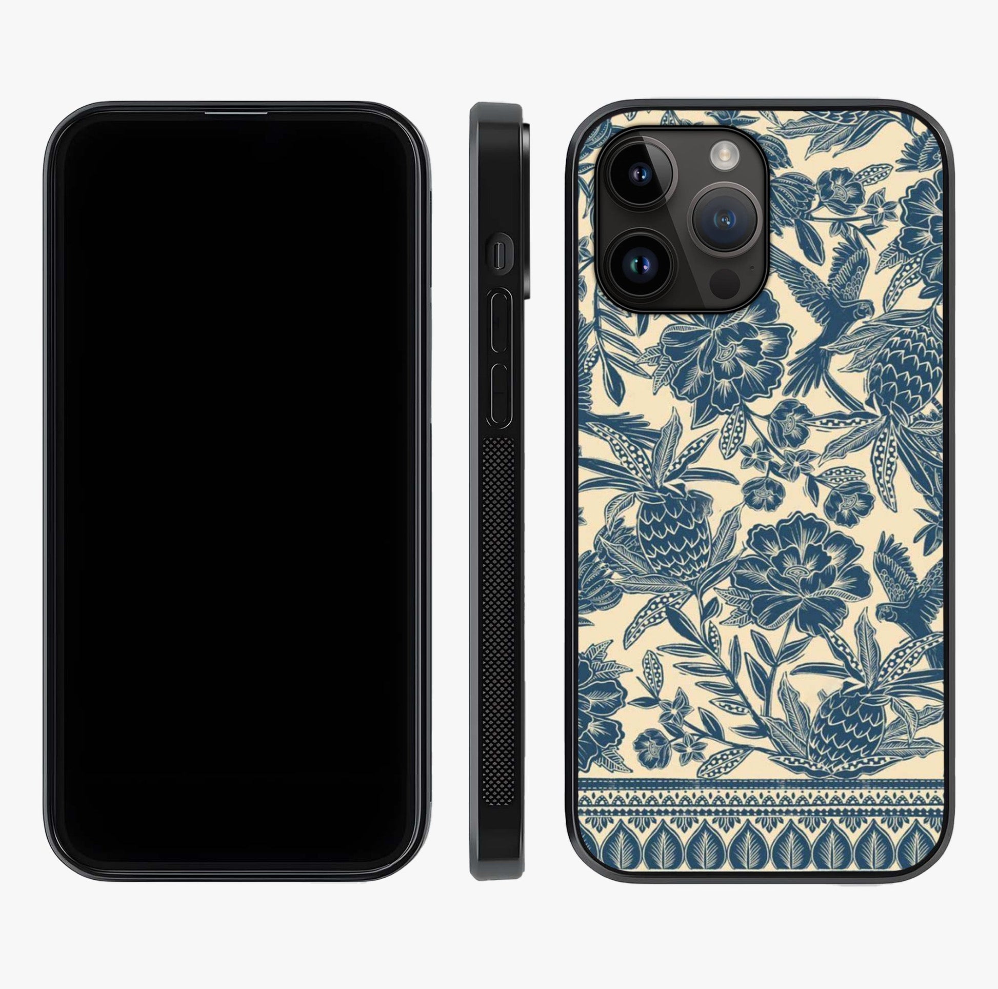 Heirloom Wild Bloom Glass Case displayed upright for full design visibility and premium finish.