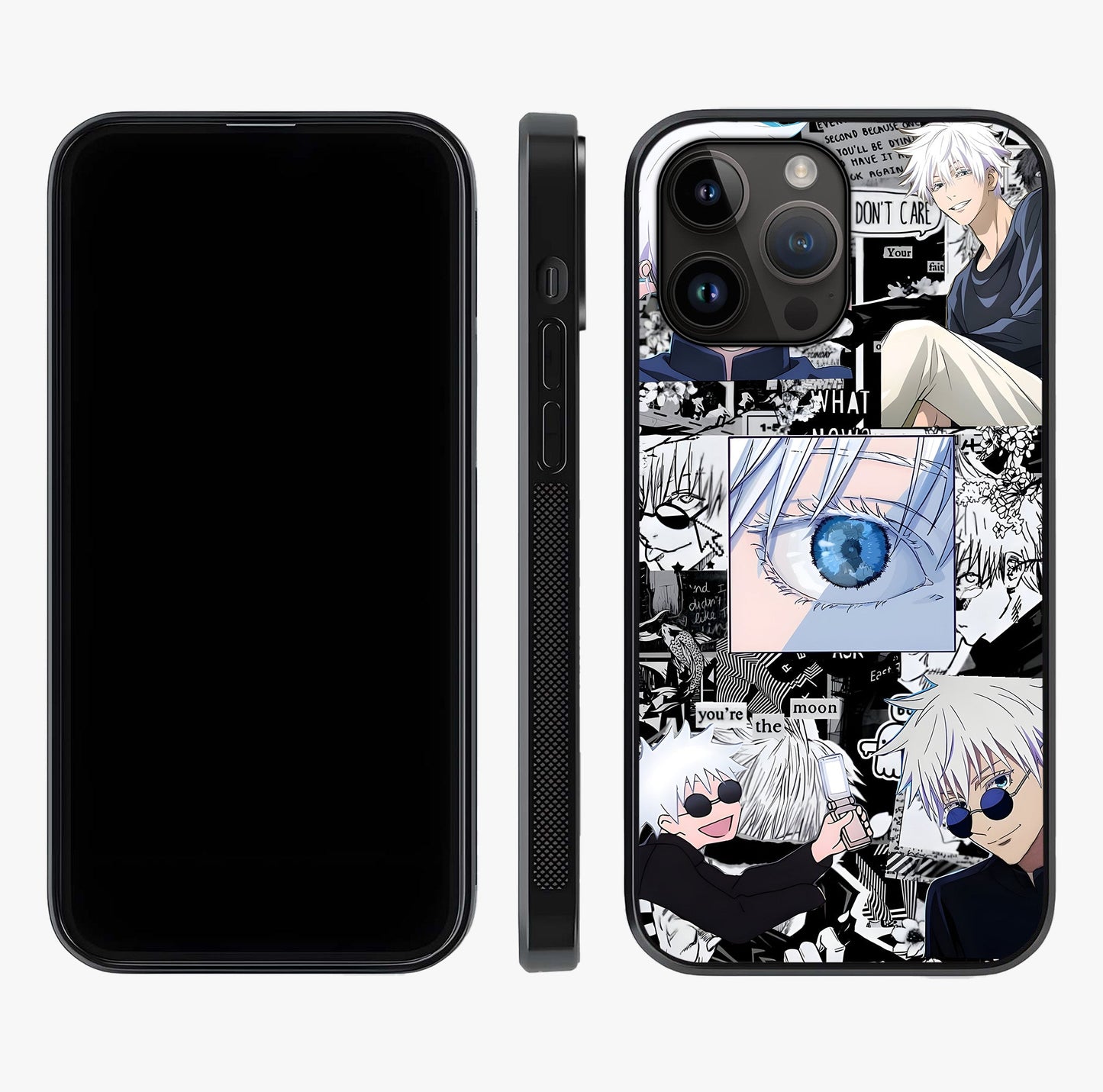 Infinity Sorcerer Chaos Glass Case displayed upright for full design visibility and premium finish.