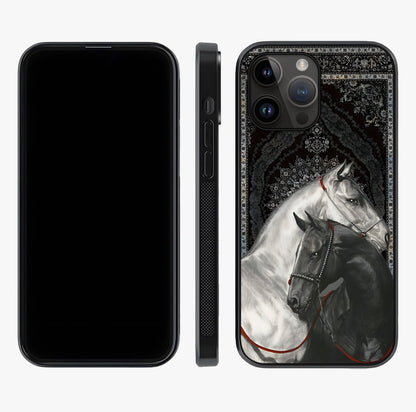 Majestic Ride Legacy Glass Case displayed upright for full design visibility and premium finish.