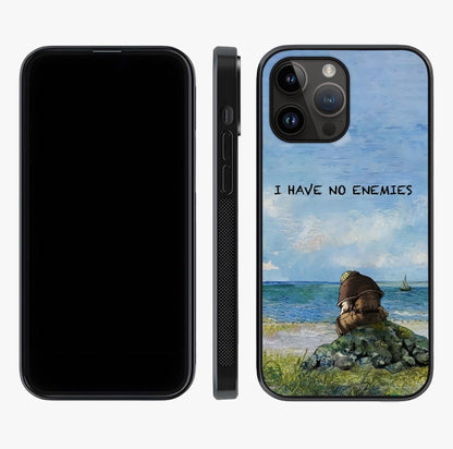 Peace Beyond War Glass Case displayed upright for full design visibility and premium finish.