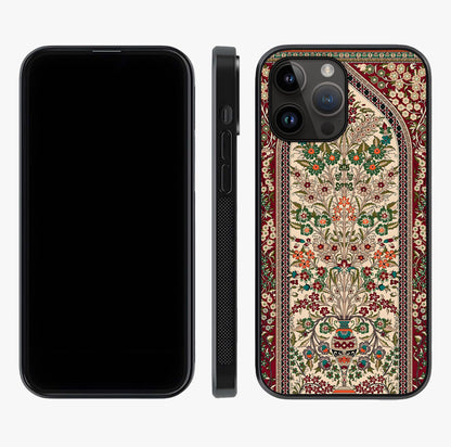 Persian Inspired Glass Case displayed upright for full design visibility and premium finish.