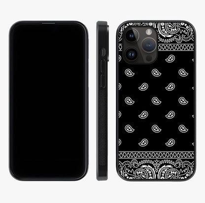 Retro Rebel Threads Glass Case displayed upright for full design visibility and premium finish.