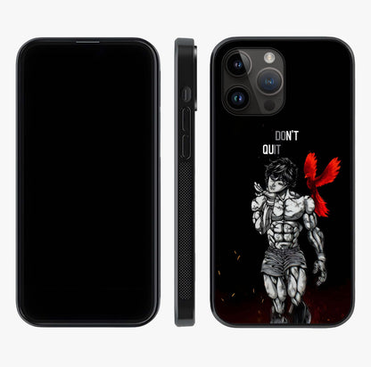 Rise Beyond Limits Glass Case displayed upright for full design visibility and premium finish.