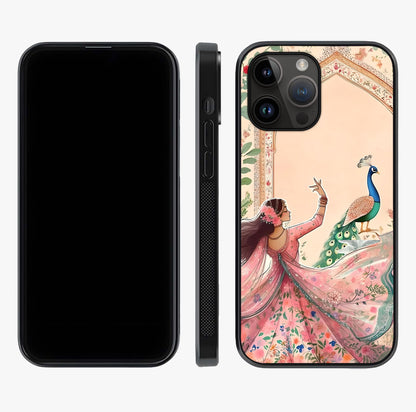 Royal Grace Muse Glass Case displayed upright for full design visibility and premium finish.