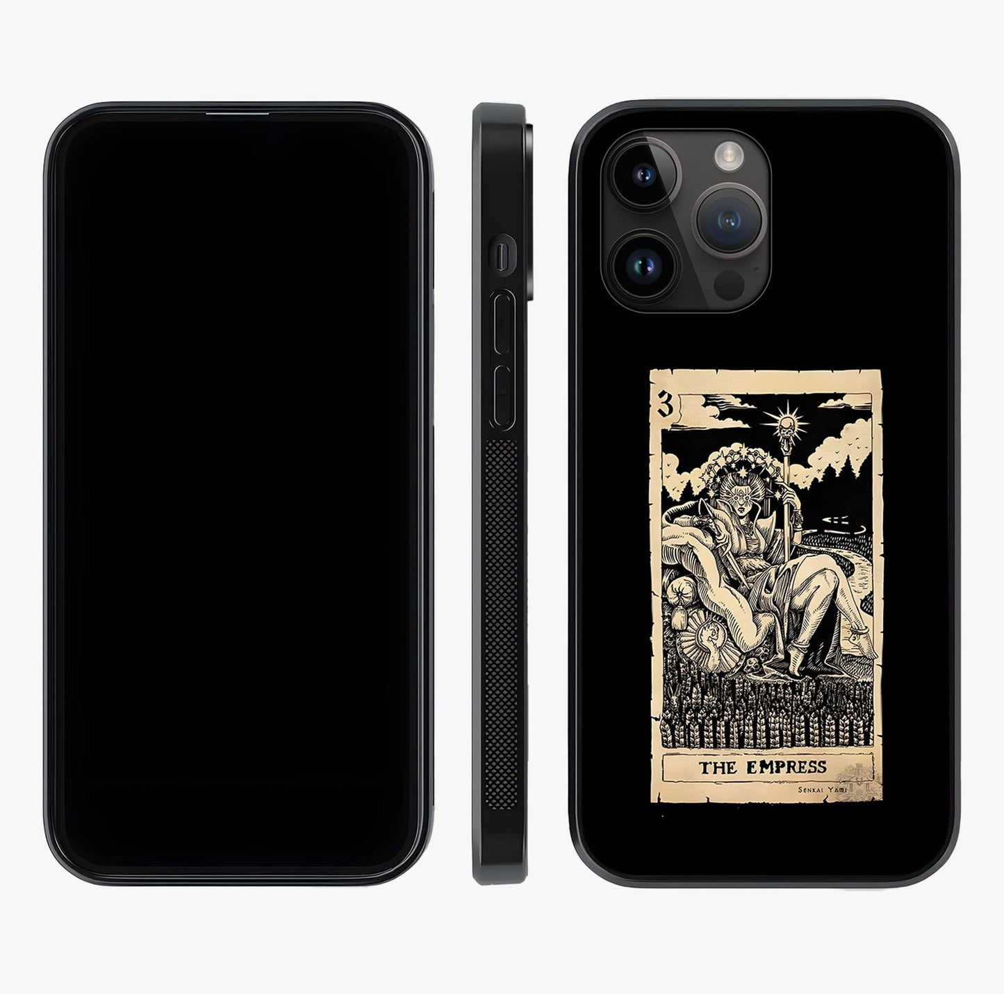 The Empress Glass Case displayed upright for full design visibility and premium finish.