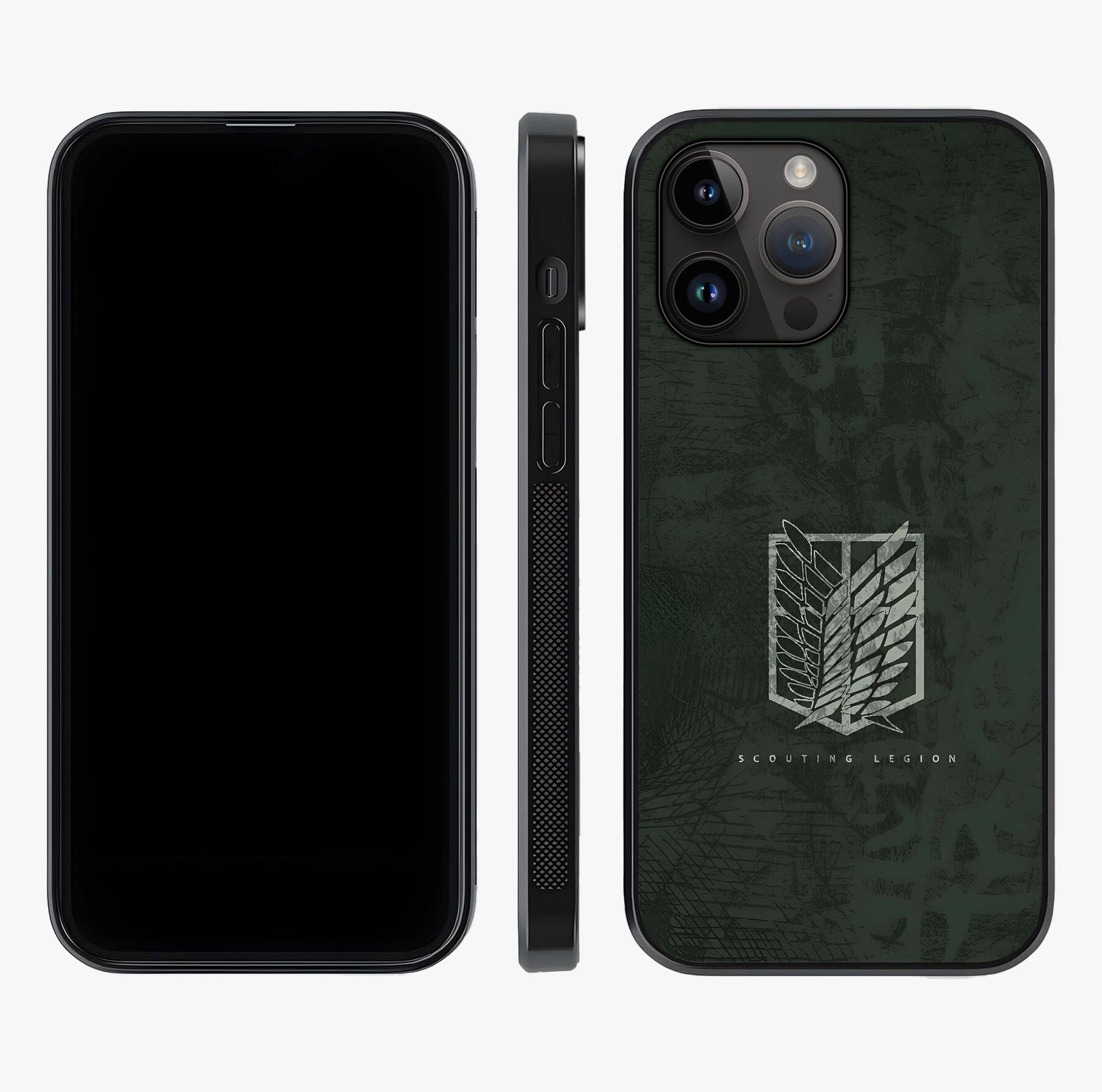Wings Of Freedom Glass Case displayed upright for full design visibility and premium finish.