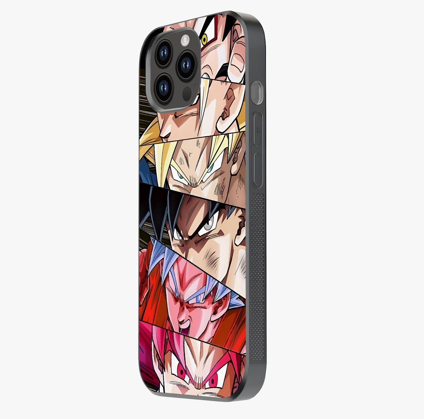Anime Character Glass Case photographed in natural light showing reflective finish and design depth.
