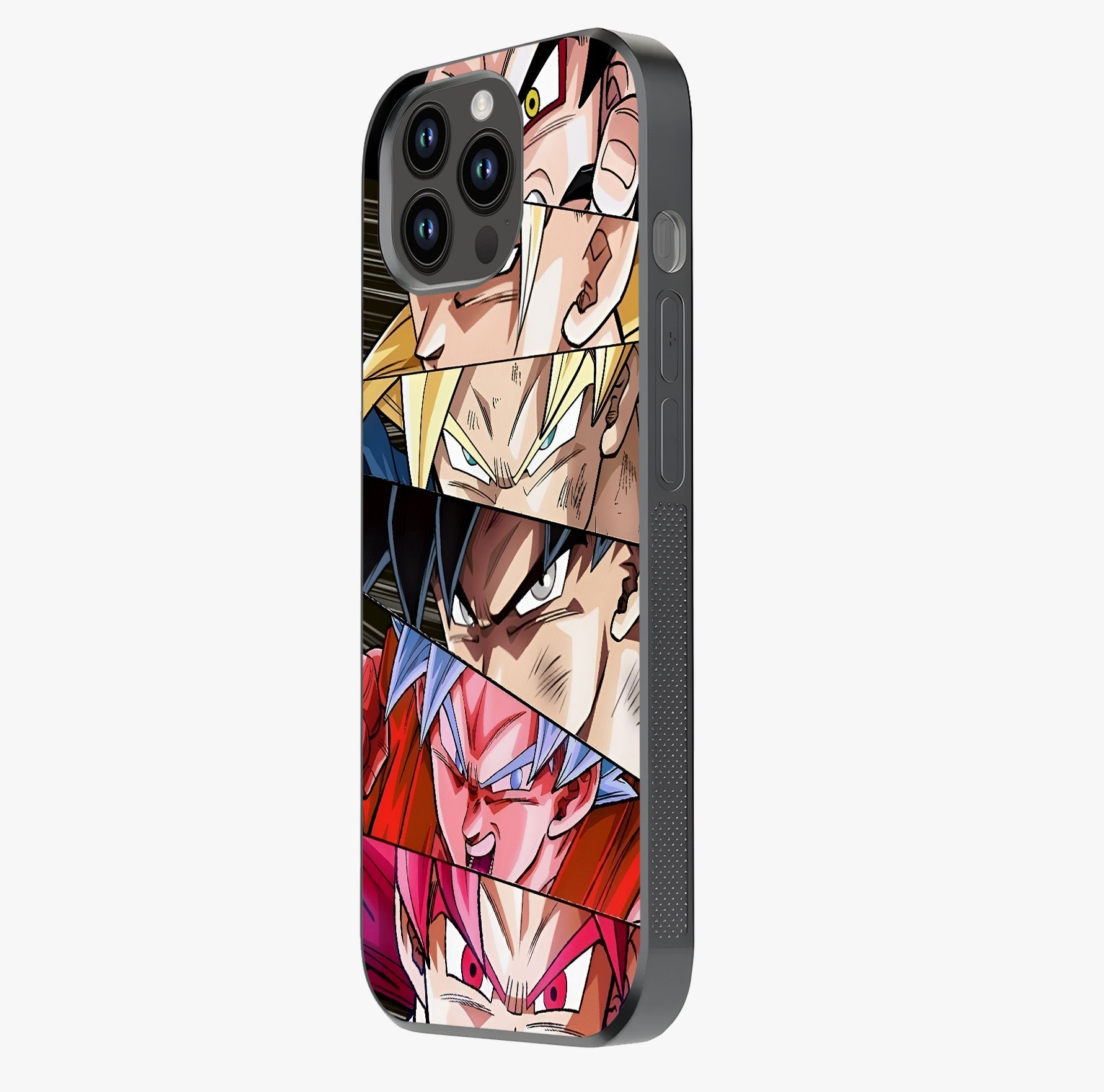 Anime Character Glass Case photographed in natural light showing reflective finish and design depth.
