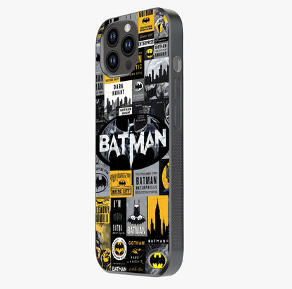 Knight Gotham Rise Glass Case photographed in natural light showing reflective finish and design depth.