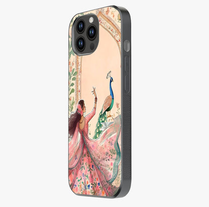 Royal Grace Muse Glass Case photographed in natural light showing reflective finish and design depth.