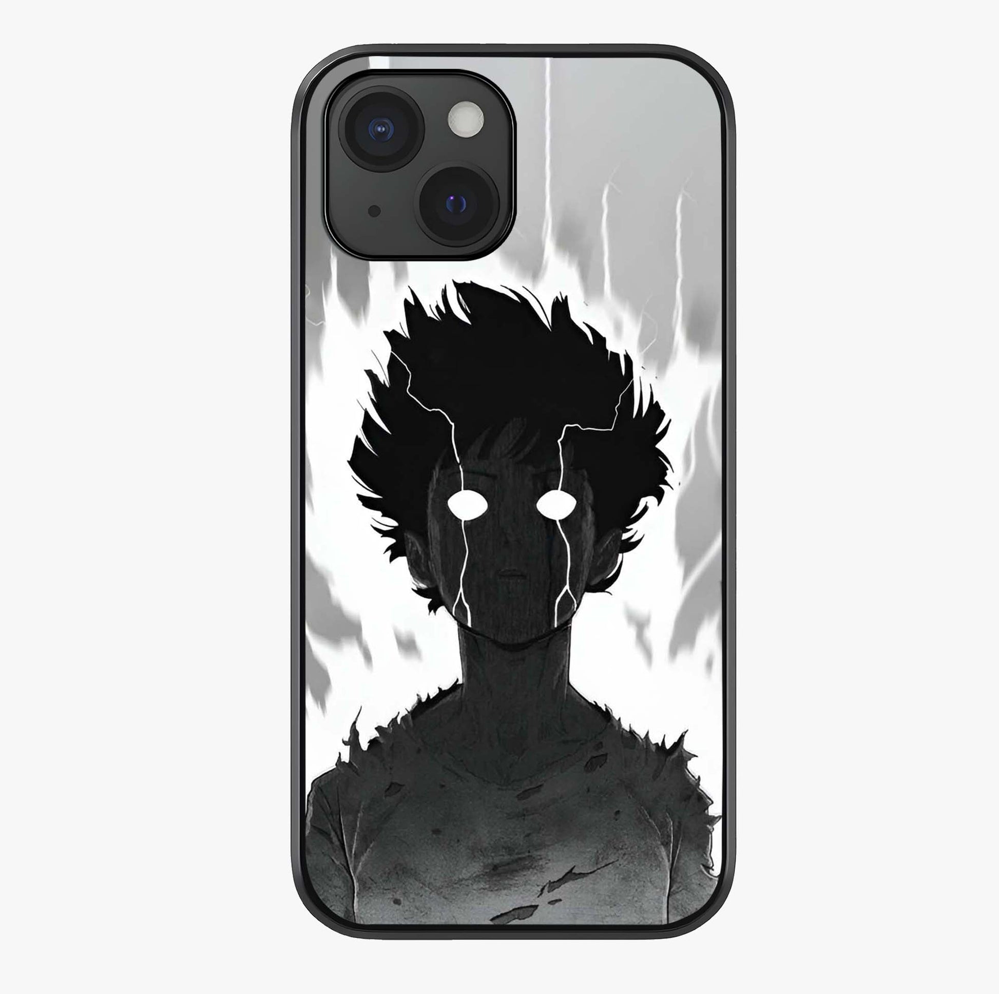 Awakened Inner Rage Glass Case showing full back design in clean flat view with glossy glass finish.
