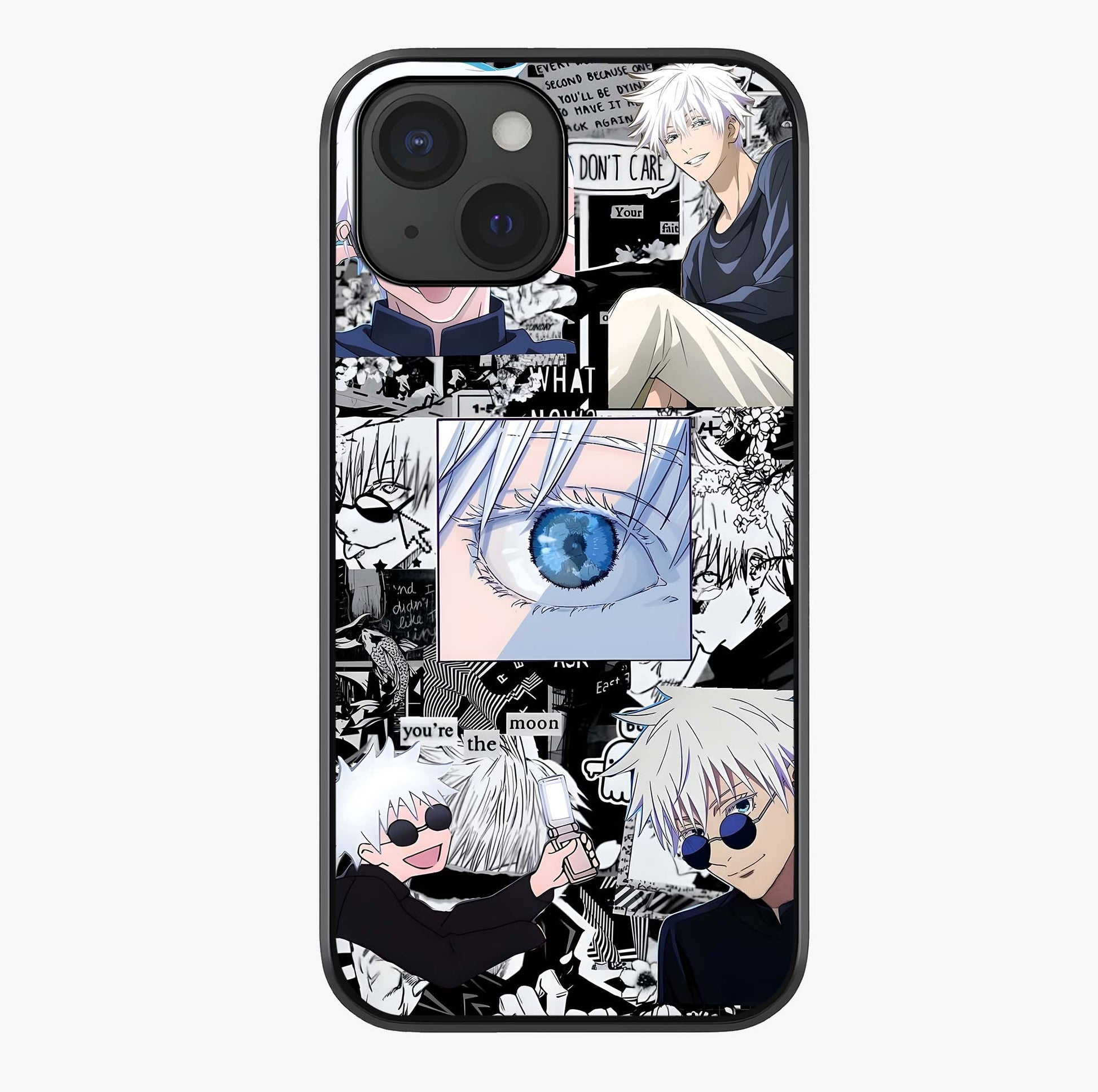 Infinity Sorcerer Chaos Glass Case showing full back design in clean flat view with glossy glass finish.
