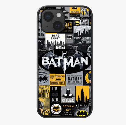 Knight Gotham Rise Glass Case showing full back design in clean flat view with glossy glass finish.
