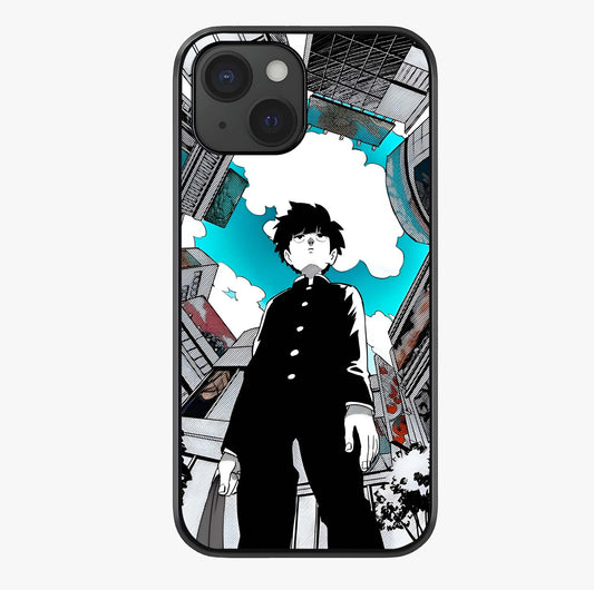 Silent Psychic Awakening Glass Case showing full back design in clean flat view with glossy glass finish.