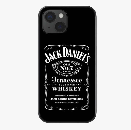 Vintage Whiskey Heritage Glass Case showing full back design in clean flat view with glossy glass finish.