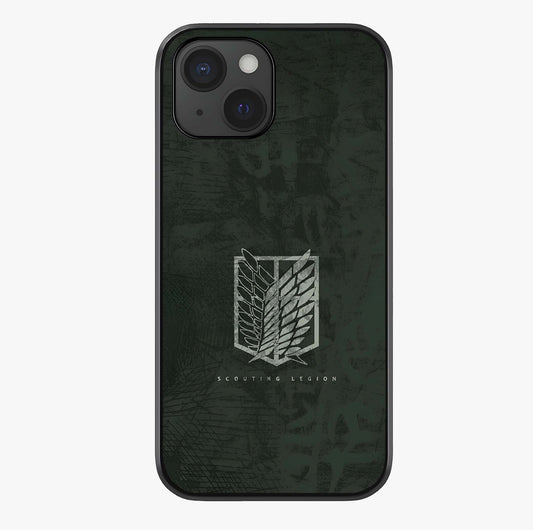 Wings Of Freedom Glass Case showing full back design in clean flat view with glossy glass finish.