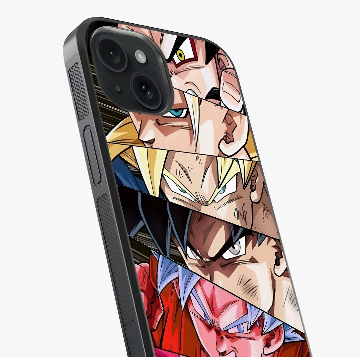 Anime Character Glass Case captured at a warm angle highlighting gloss, texture and premium glass finish.