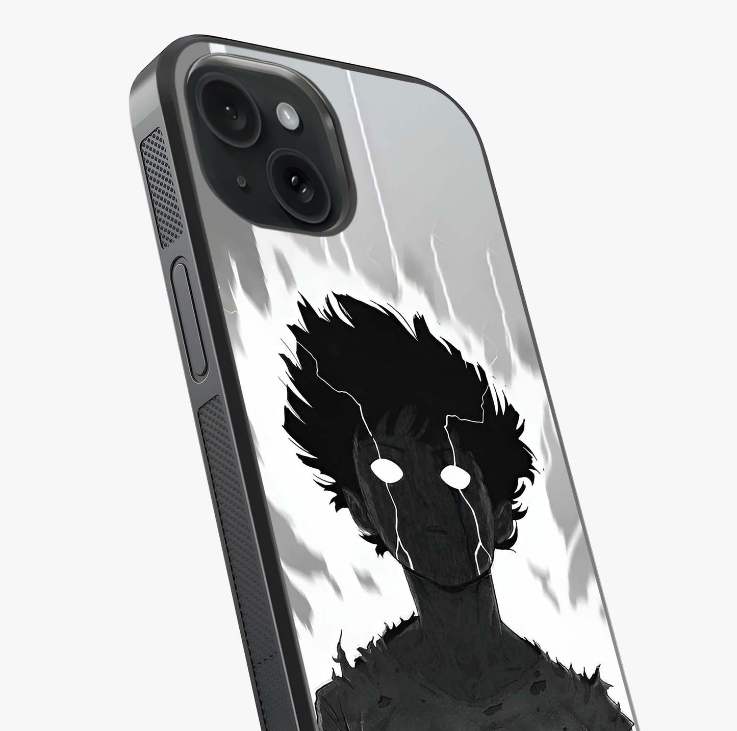 Awakened Inner Rage Glass Case captured at a warm angle highlighting gloss, texture and premium glass finish.