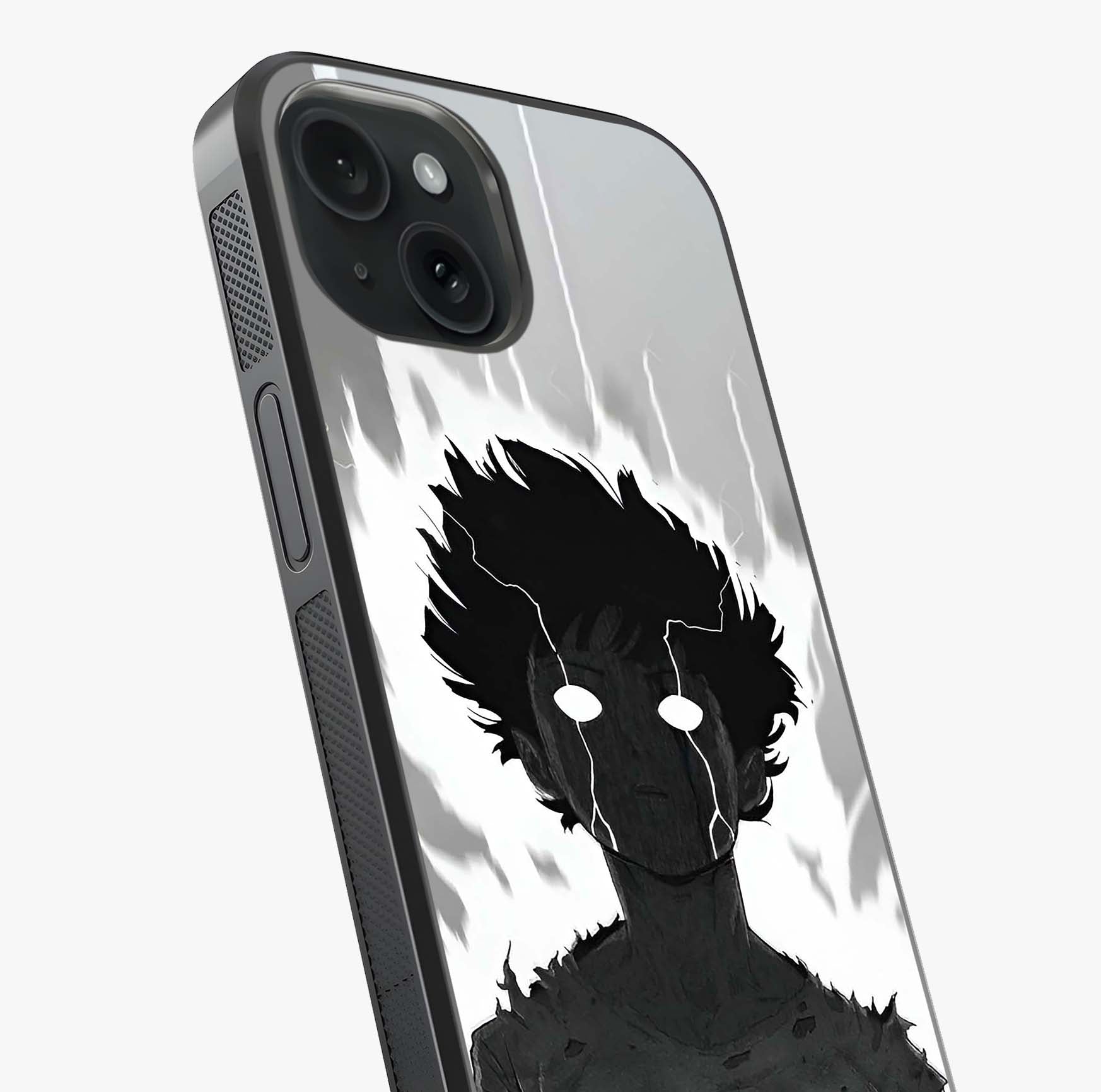 Awakened Inner Rage Glass Case captured at a warm angle highlighting gloss, texture and premium glass finish.
