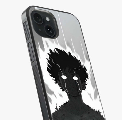 Awakened Inner Rage Glass Case captured at a warm angle highlighting gloss, texture and premium glass finish.