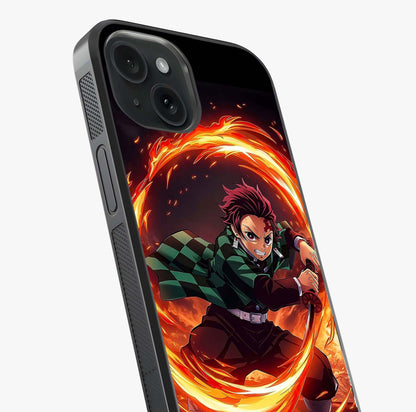 Blazing Sword Resolve Glass Case captured at a warm angle highlighting gloss, texture and premium glass finish.