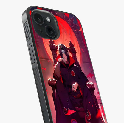 Blood Moon Sovereign Glass Case captured at a warm angle highlighting gloss, texture and premium glass finish.