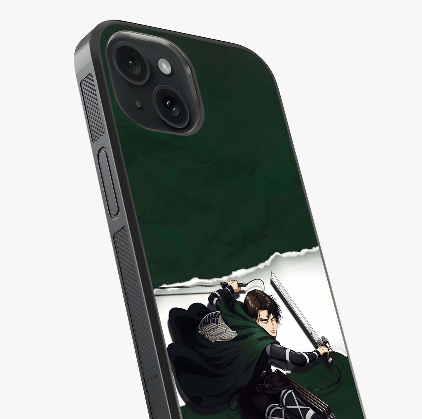 Emerald War Vanguard Glass Case captured at a warm angle highlighting gloss, texture and premium glass finish.