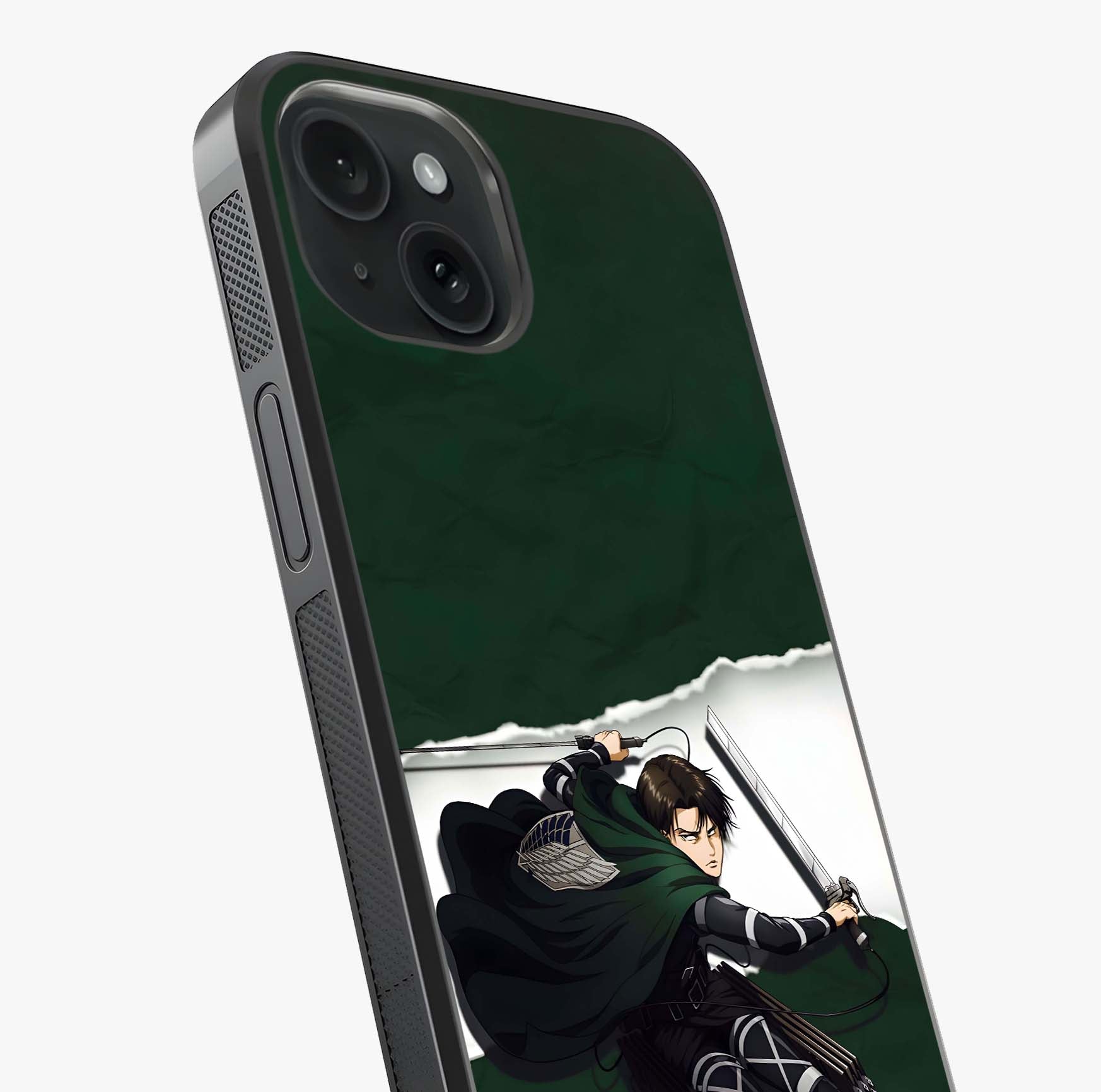 Emerald War Vanguard Glass Case captured at a warm angle highlighting gloss, texture and premium glass finish.