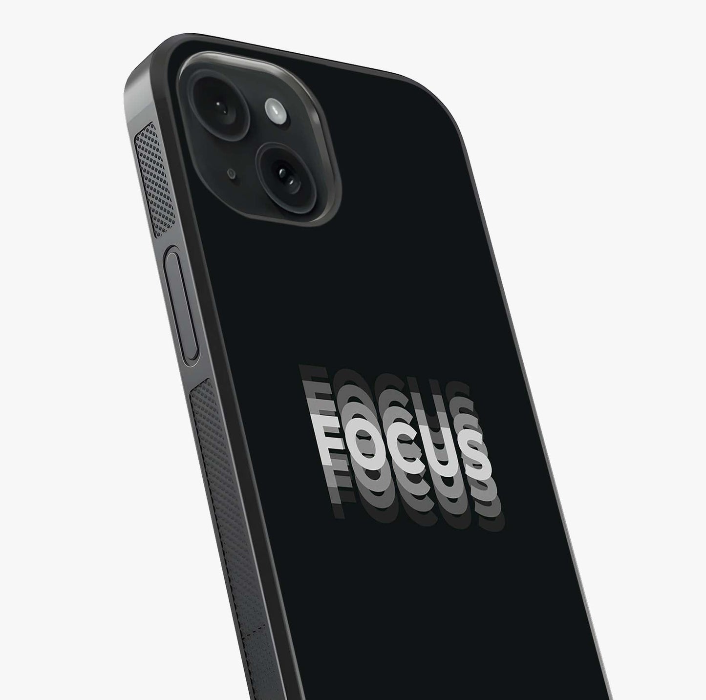 Focus Mode On Glass Case captured at a warm angle highlighting gloss, texture and premium glass finish.