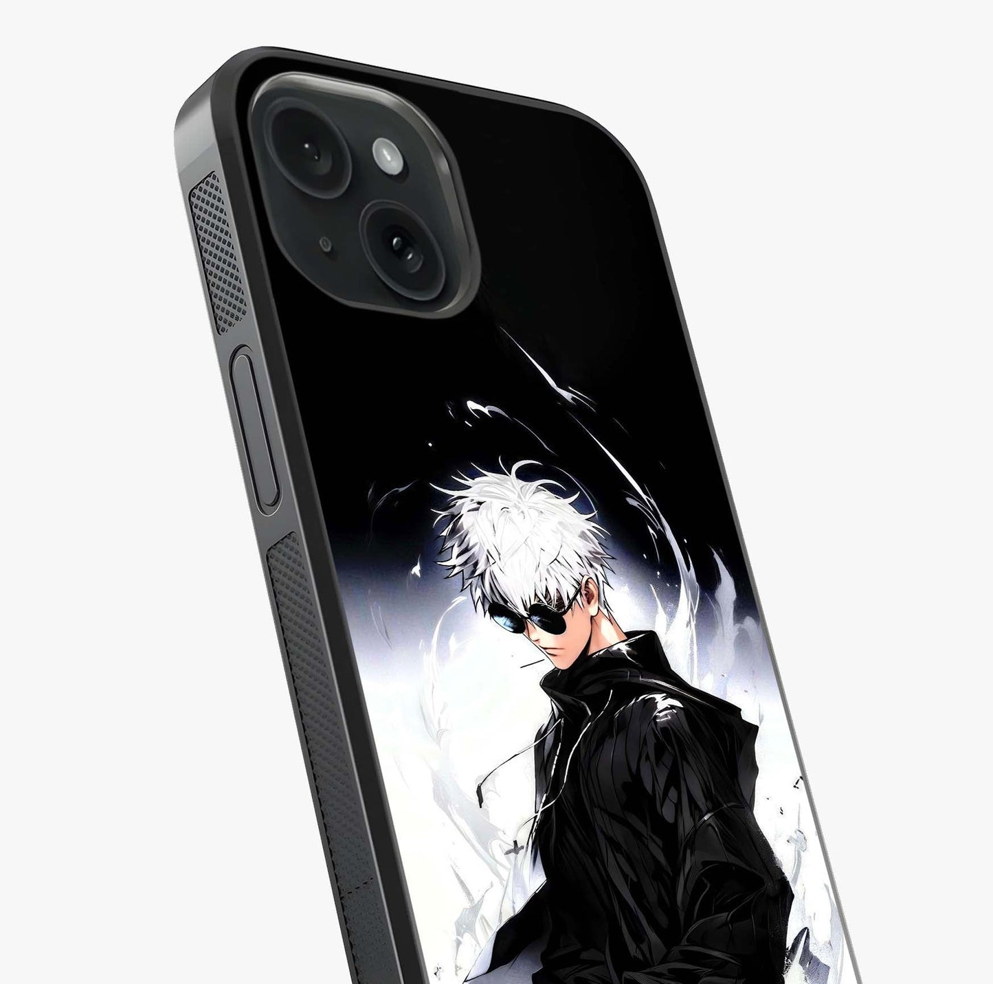 Limitless Shadow King Glass Case captured at a warm angle highlighting gloss, texture and premium glass finish.
