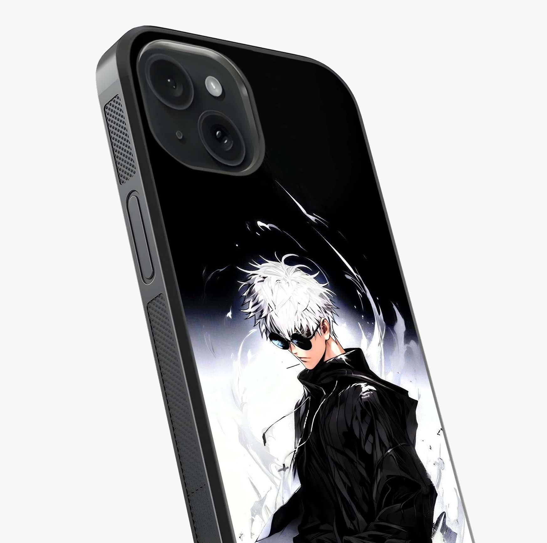 Limitless Shadow King Glass Case captured at a warm angle highlighting gloss, texture and premium glass finish.
