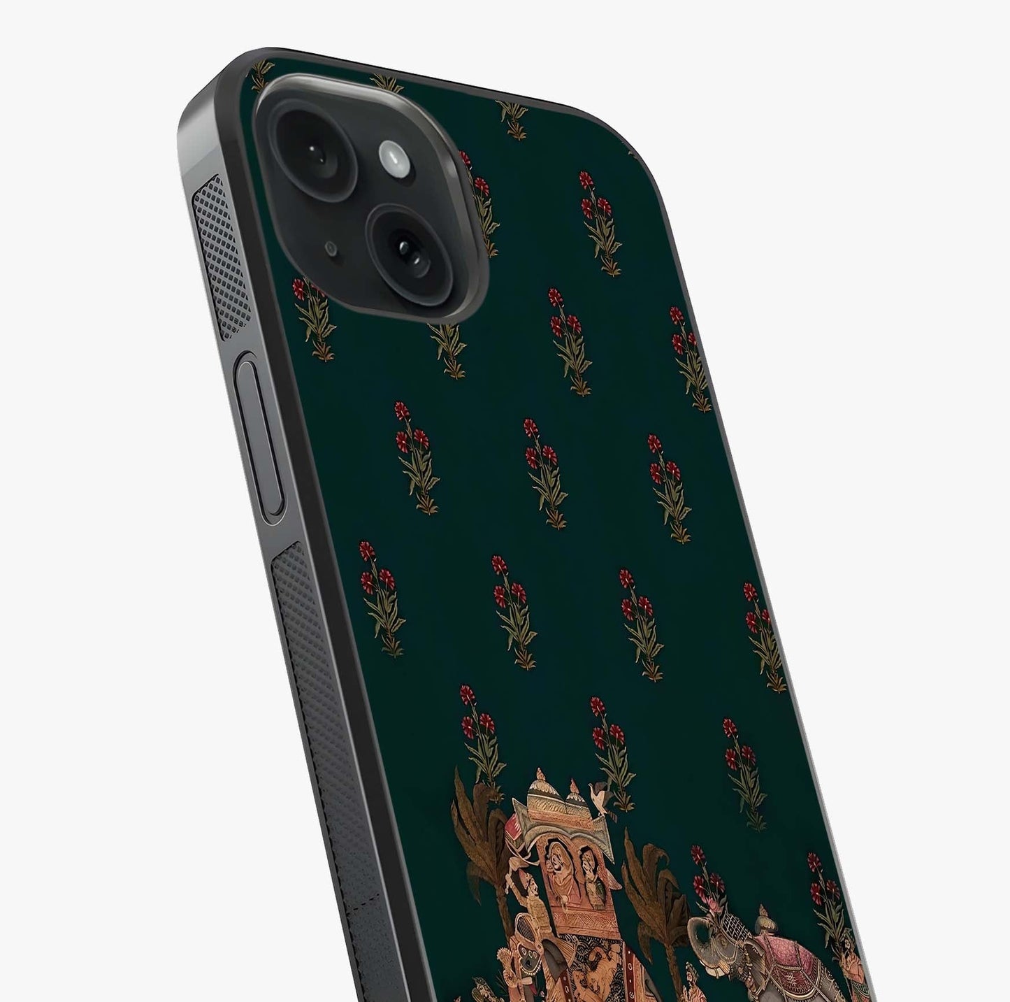 Macmerise Glass Case captured at a warm angle highlighting gloss, texture and premium glass finish.