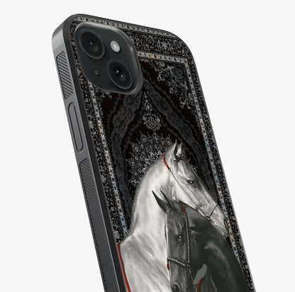 Majestic Ride Legacy Glass Case captured at a warm angle highlighting gloss, texture and premium glass finish.