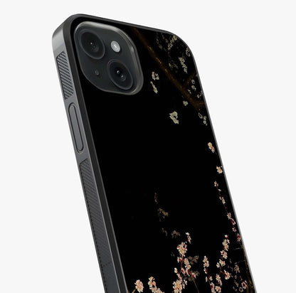 Petal Moon Light With Custom Name Glass Case captured at a warm angle highlighting gloss, texture and premium glass finish.
