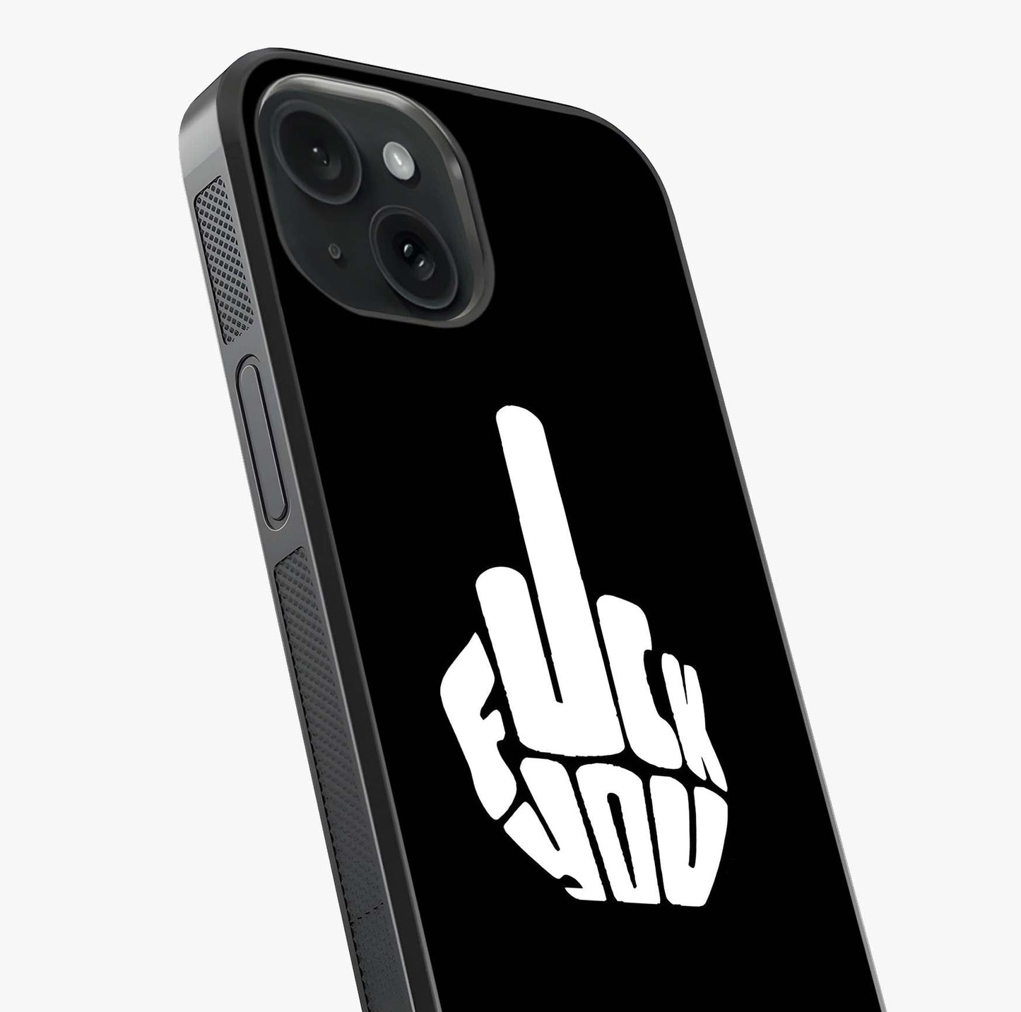Rebel Mode On Glass Case captured at a warm angle highlighting gloss, texture and premium glass finish.