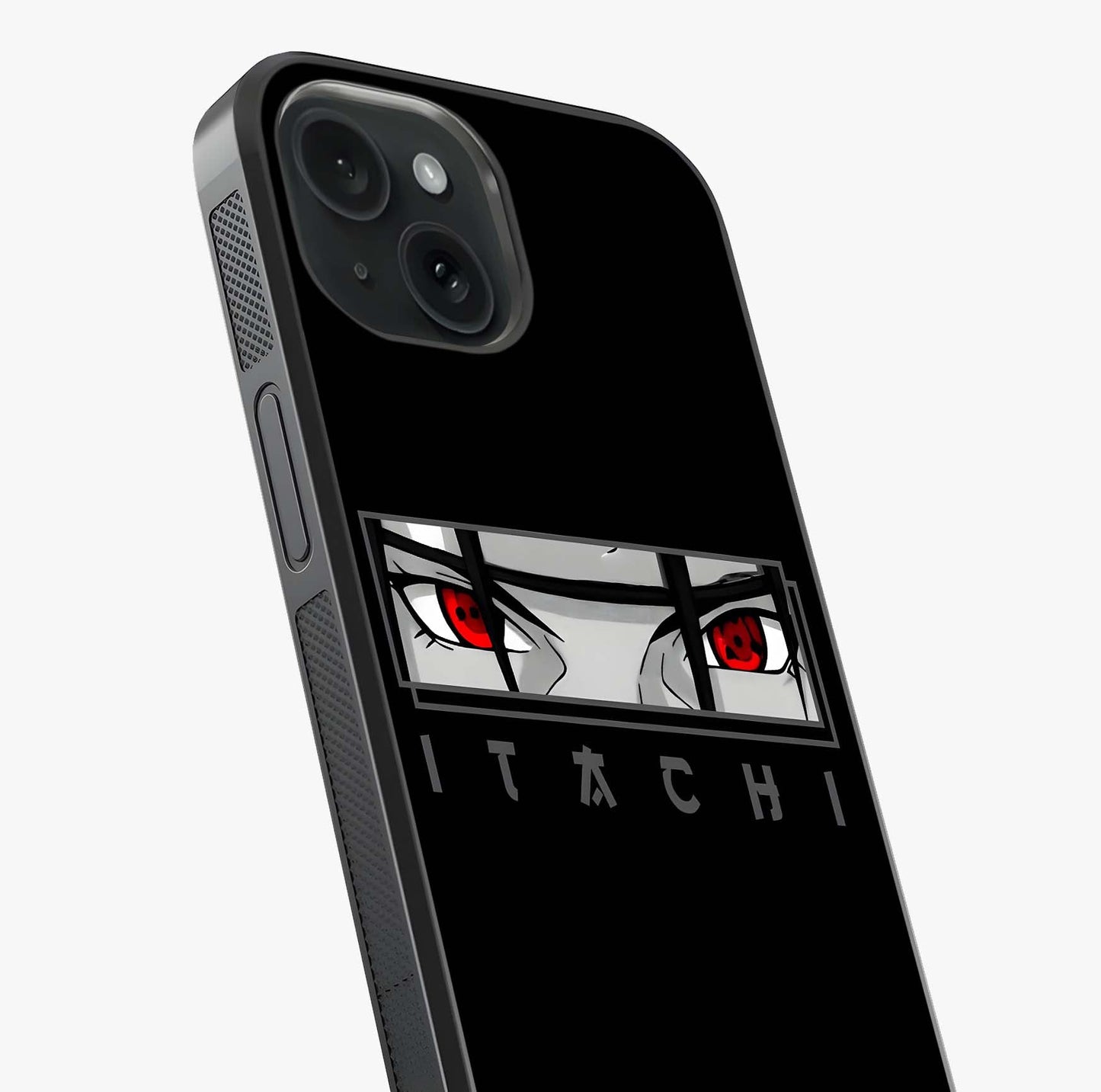 Scarlet Gaze Dominance Glass Case captured at a warm angle highlighting gloss, texture and premium glass finish.