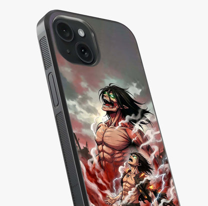 Titan Awakening Fury Glass Case captured at a warm angle highlighting gloss, texture and premium glass finish.