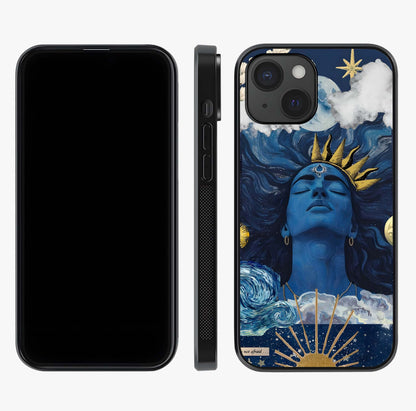 Aesthetic Lord Shiva Glass Case displayed upright for full design visibility and premium finish.