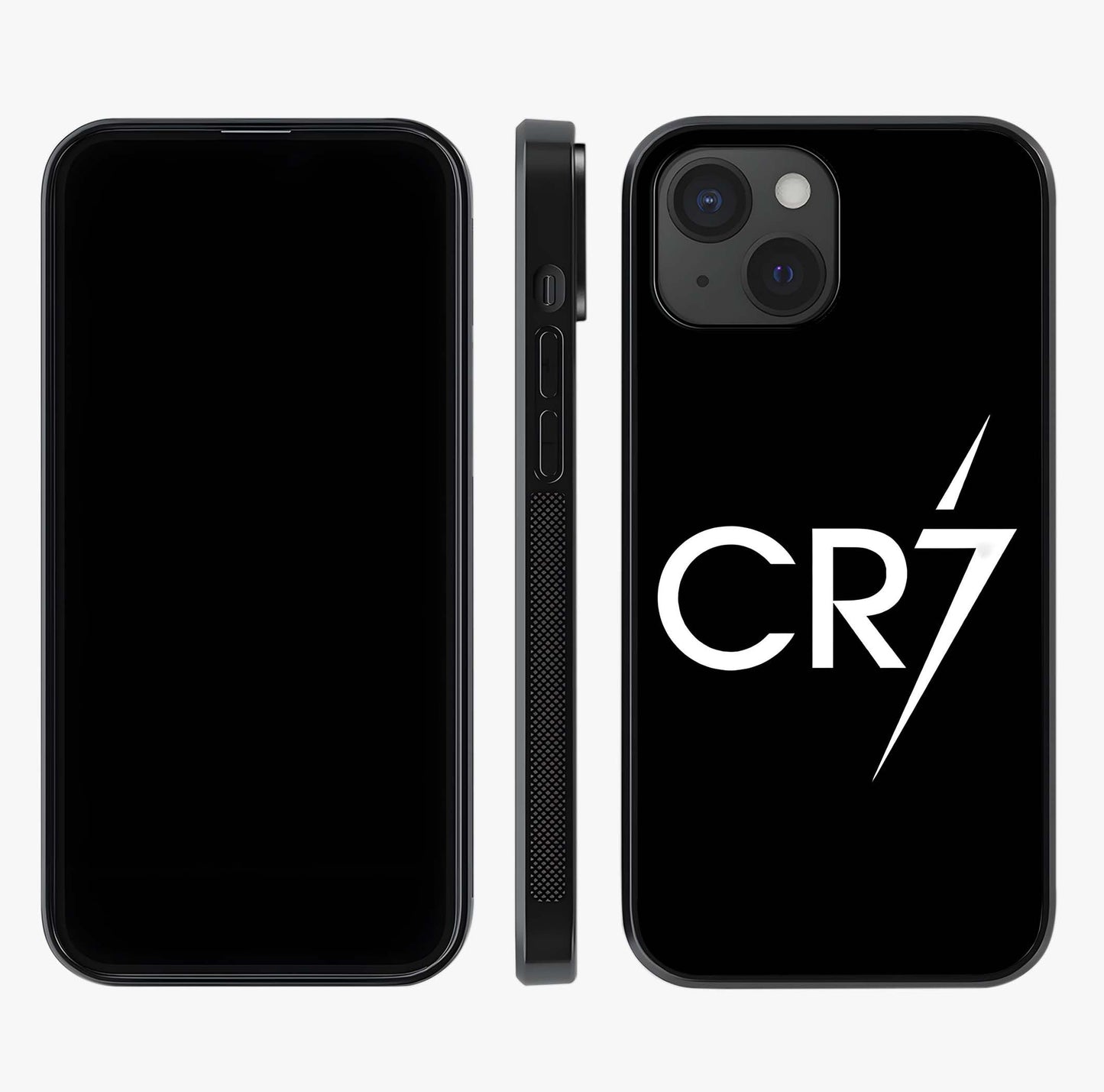 Cr7 Elite Strike Glass Case displayed upright for full design visibility and premium finish.