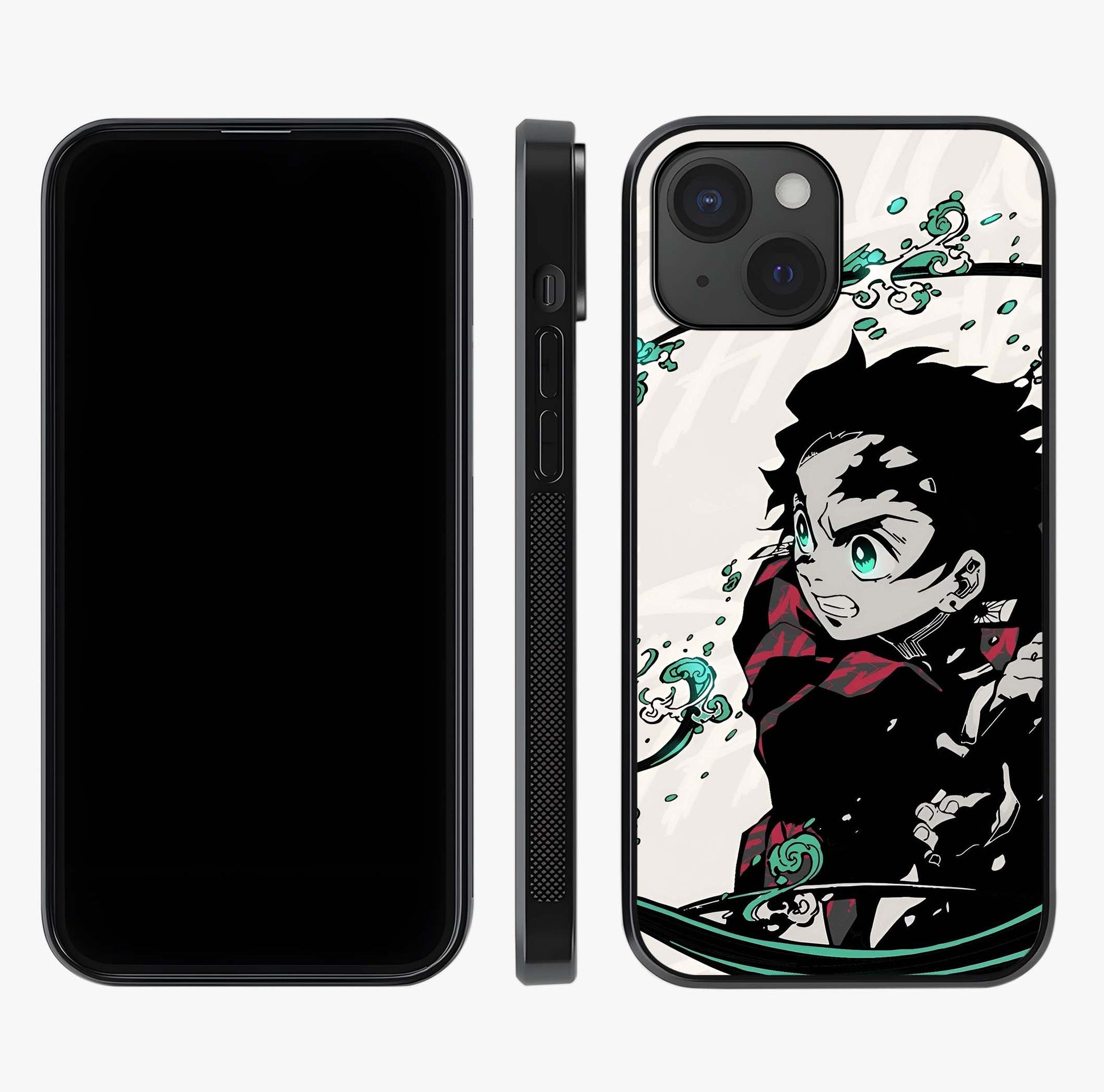 Demon Slayer Glass Case displayed upright for full design visibility and premium finish.