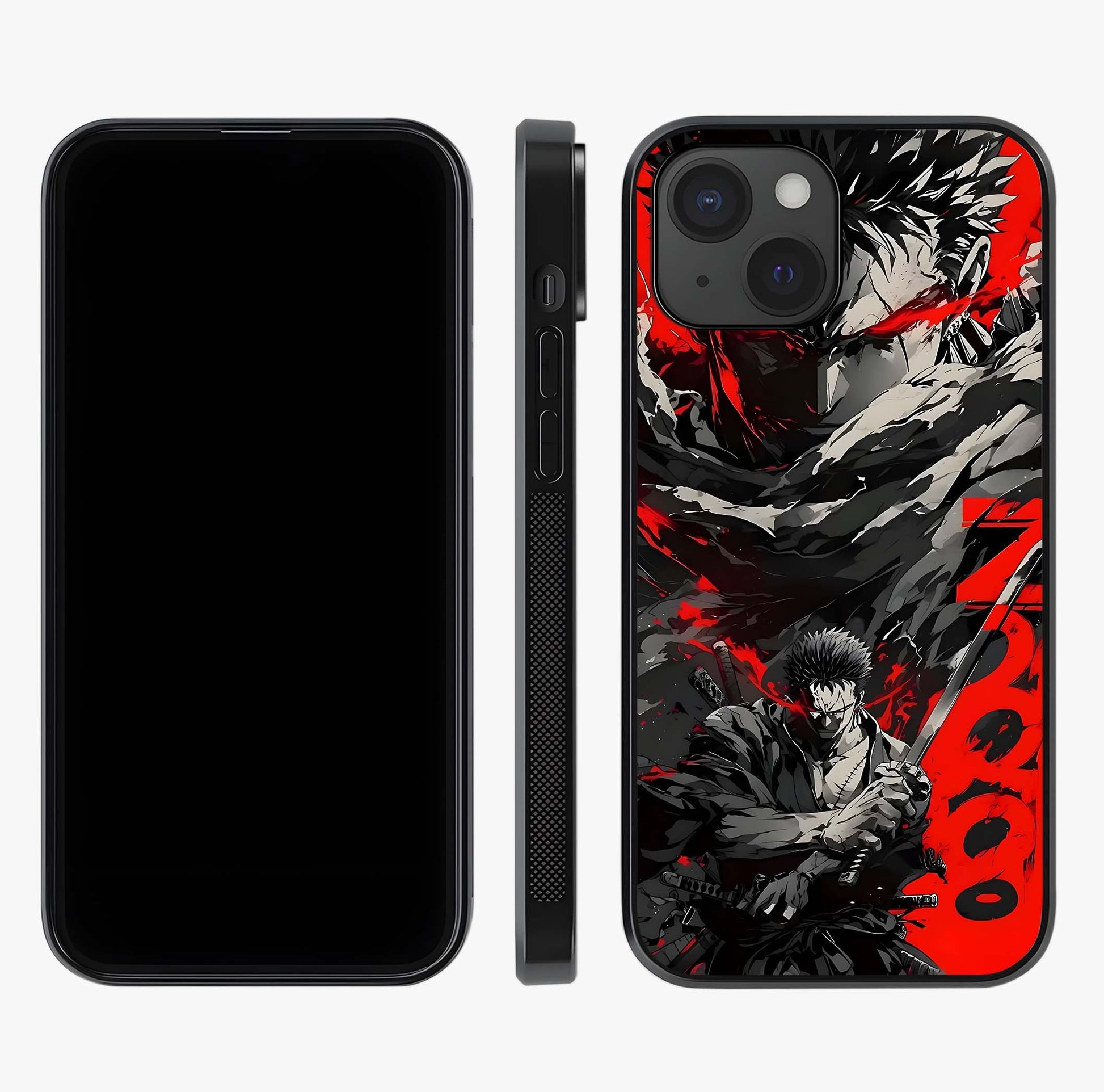 Demon Sword Resolve Glass Case displayed upright for full design visibility and premium finish.