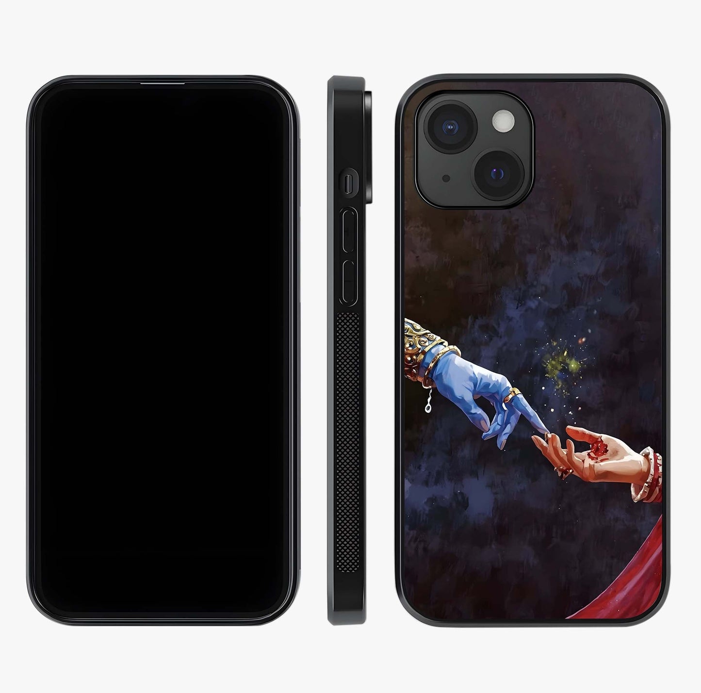 Divine Touch Eternal Glass Case displayed upright for full design visibility and premium finish.
