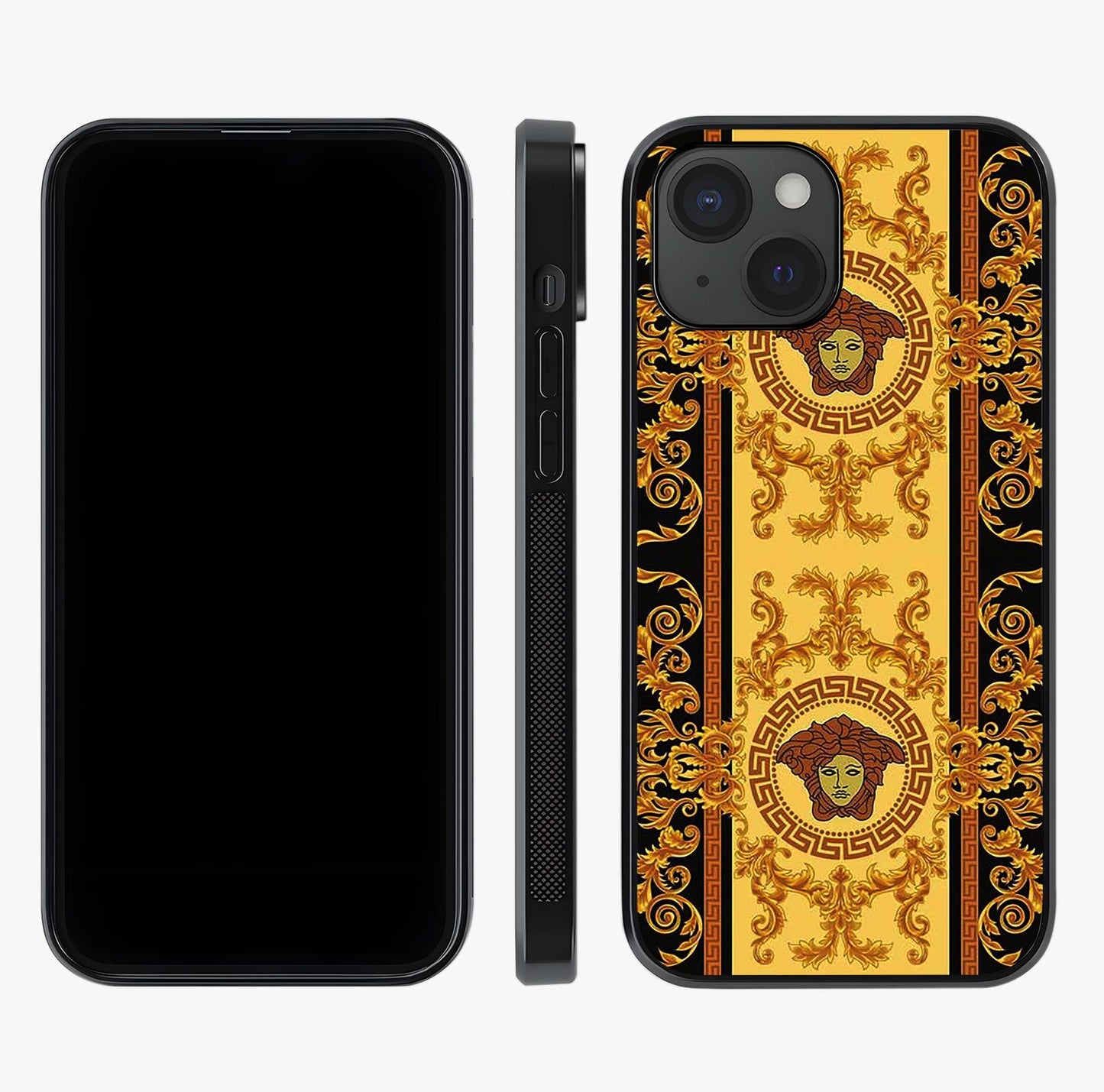 Golden Royal Heritage Glass Case displayed upright for full design visibility and premium finish.