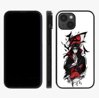 Itachi Sharingan Glass Case displayed upright for full design visibility and premium finish.