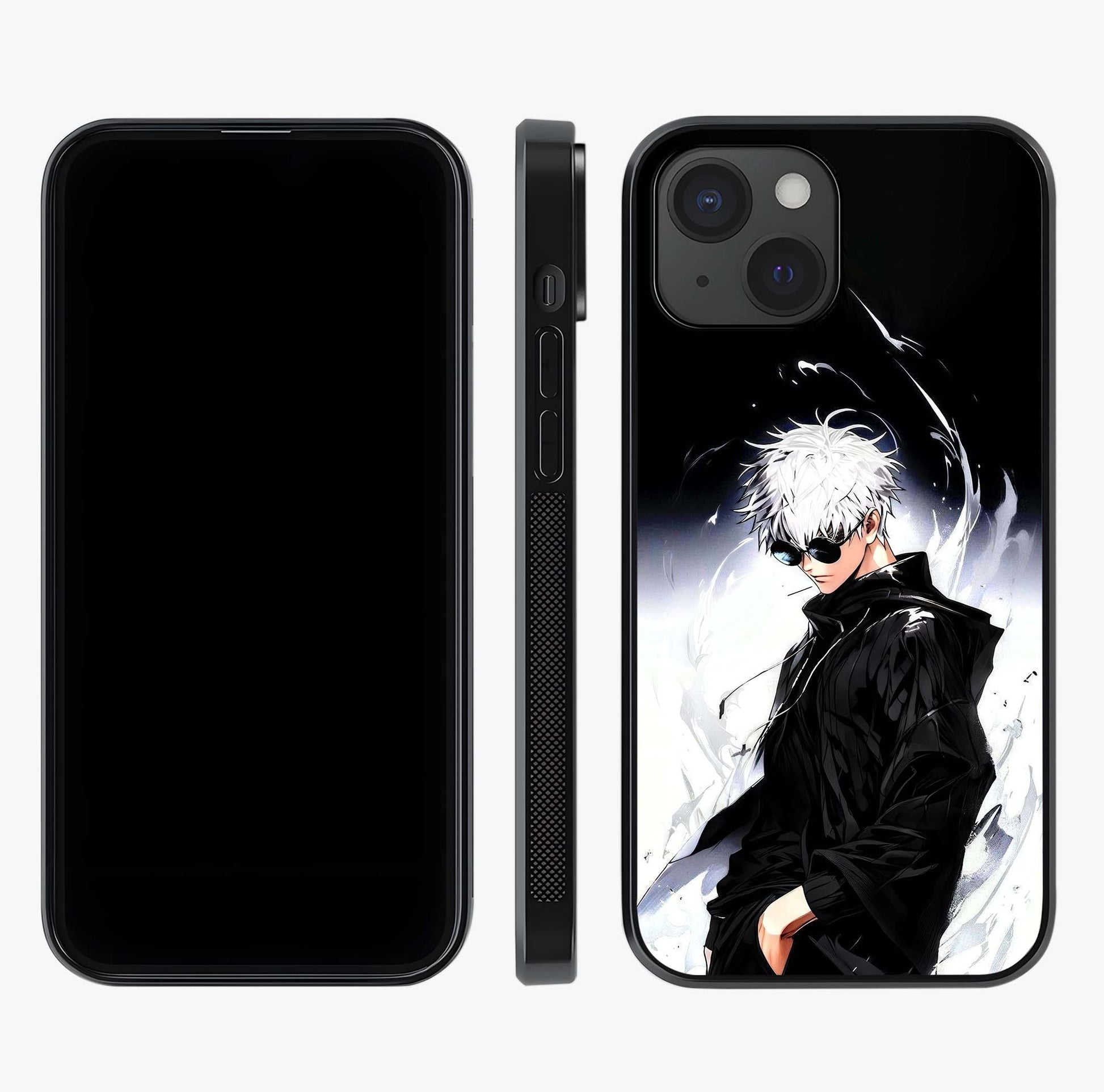 Limitless Shadow King Glass Case displayed upright for full design visibility and premium finish.
