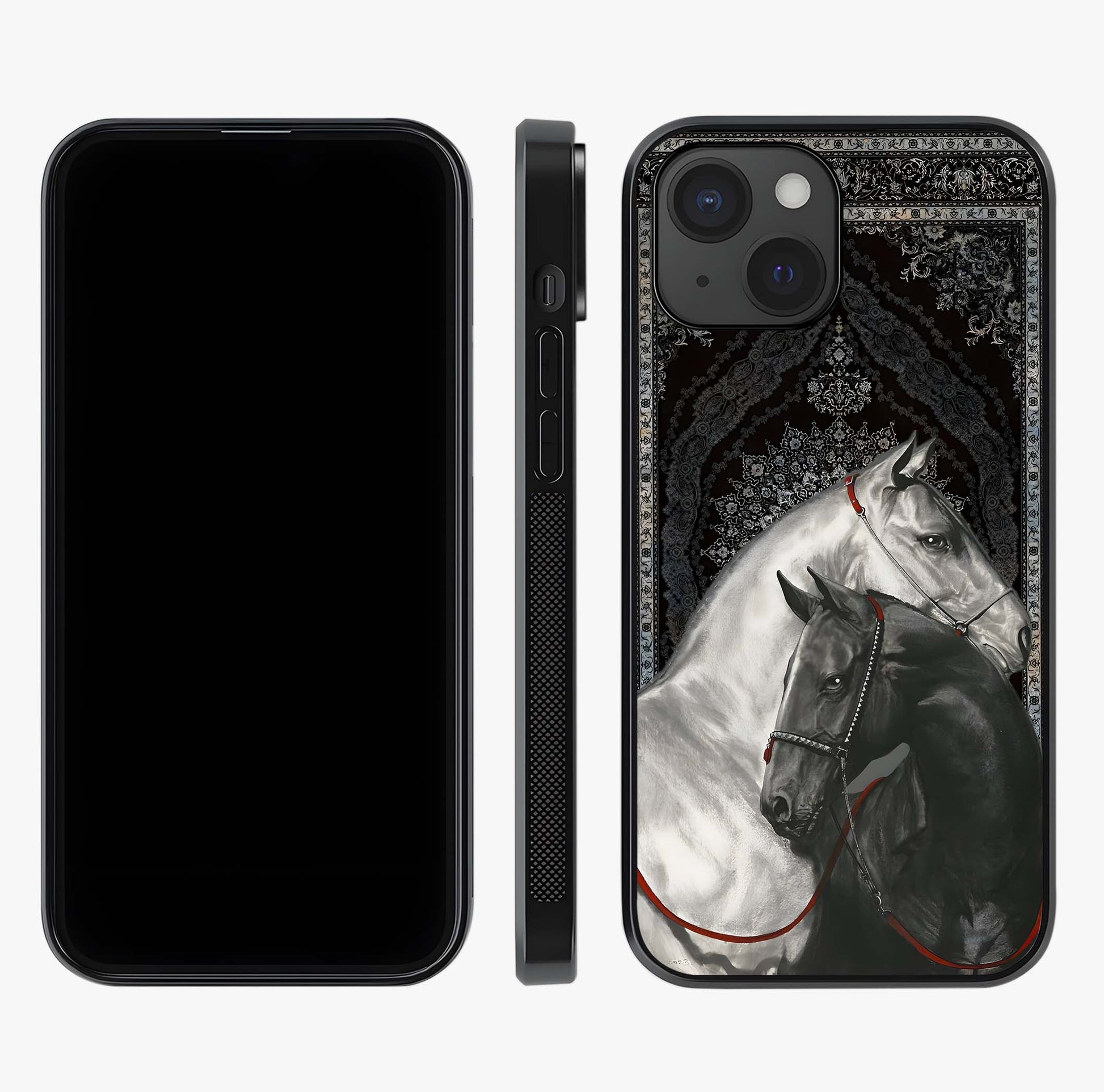 Majestic Ride Legacy Glass Case displayed upright for full design visibility and premium finish.